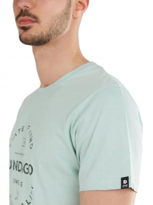 Fundango Basic-T Logo 04 férfi rövid ujjú póló világoskék színben 6