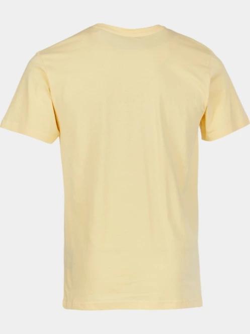 Fundango Basic-T Logo 04 férfi rövid ujjú póló sárga színben 7
