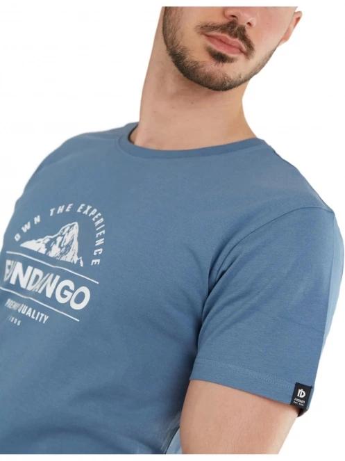 Fundango Basic-T Logo 12 férfi rövid ujjú póló kék színben 5