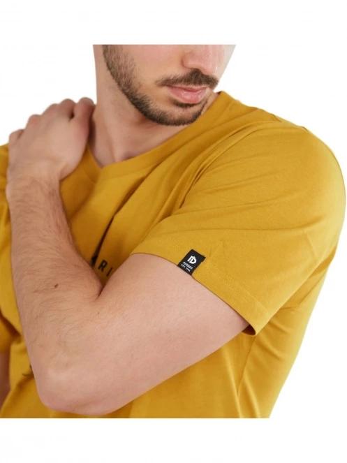 Fundango Basic-T Logo 12 férfi rövid ujjú póló sárga színben 6