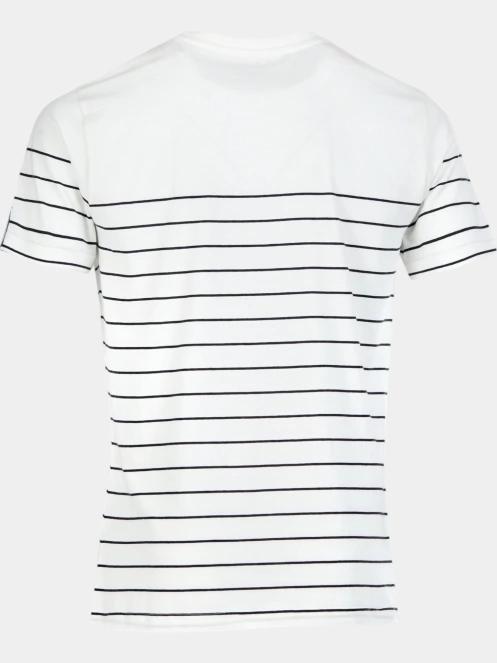 Fundango Jaggy Pocket T-shirt férfi rövid ujjú póló fehér színben 8