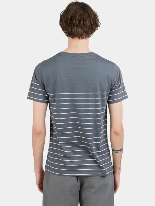 Fundango Jaggy Pocket T-shirt férfi rövid ujjú póló szürke színben 3