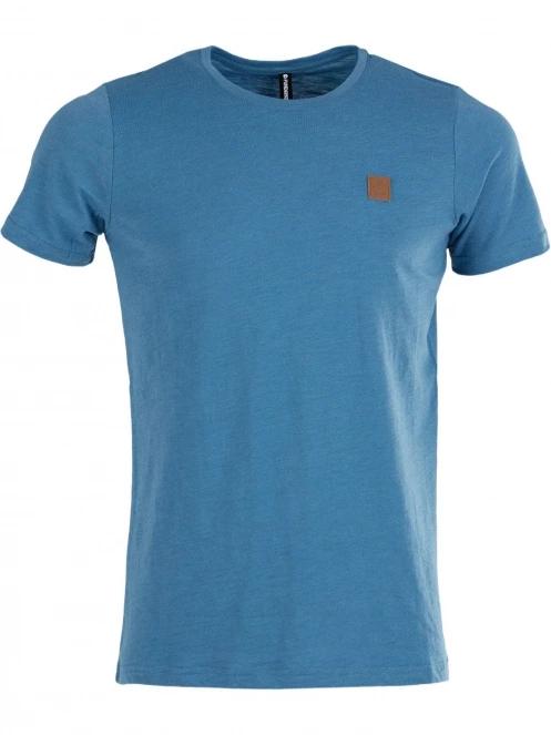 Fundango Jaggy Structured T-Shirt férfi rövid ujjú póló kék színben 7