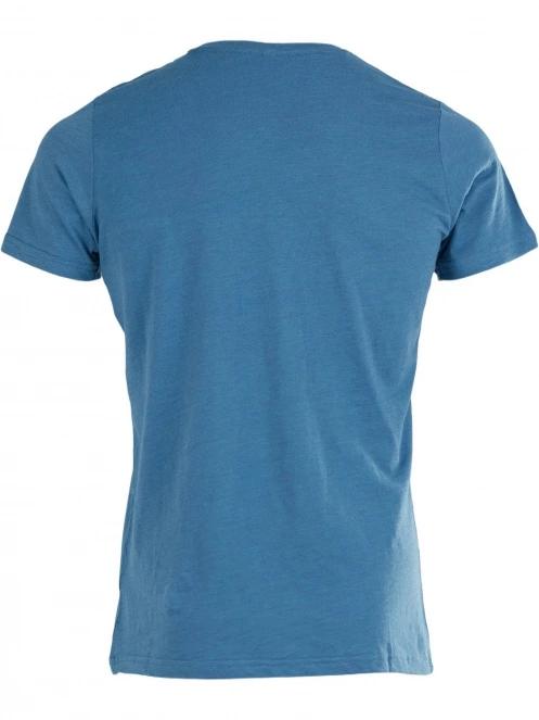 Fundango Jaggy Structured T-Shirt férfi rövid ujjú póló kék színben 8