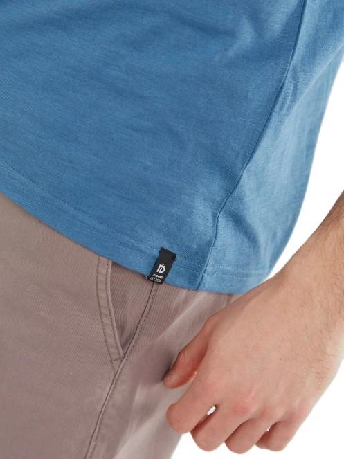 Fundango Jaggy Structured T-Shirt férfi rövid ujjú póló kék színben 6