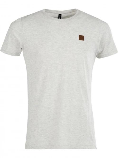 Fundango Jaggy Structured T-Shirt férfi rövid ujjú póló homok színben 7