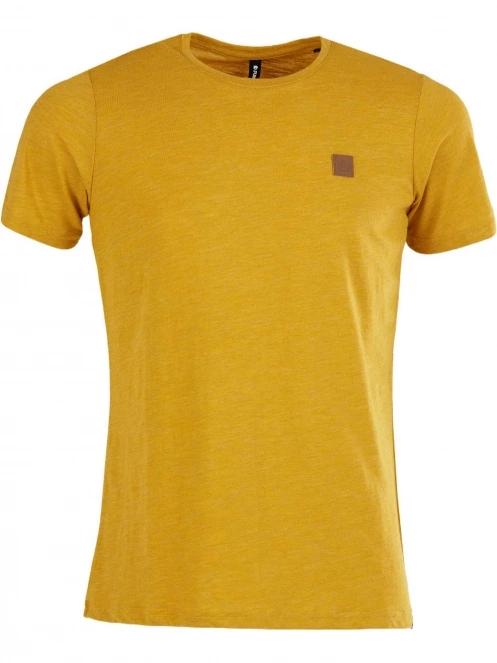 Fundango Jaggy Structured T-Shirt férfi rövid ujjú póló sárga színben 7