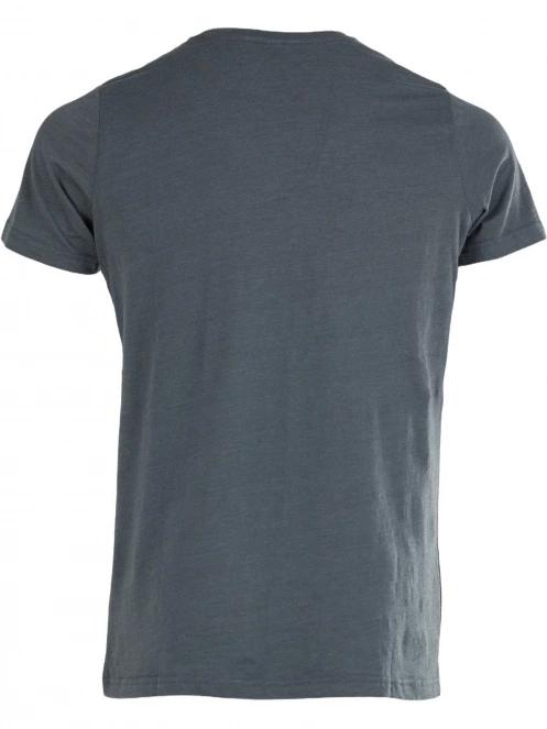 Fundango Jaggy Structured T-Shirt férfi rövid ujjú póló szürke színben 8