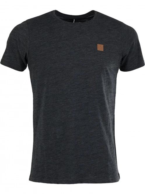 Fundango Jaggy Structured T-Shirt férfi rövid ujjú póló fekete színben 7