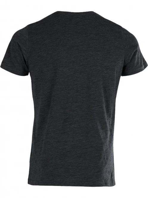 Fundango Jaggy Structured T-Shirt férfi rövid ujjú póló fekete színben 8
