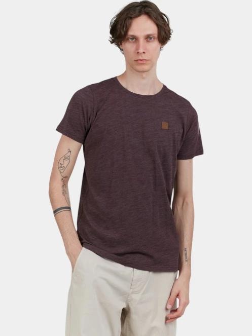Fundango Jaggy Structured T-shirt férfi rövid ujjú póló piros színben 2