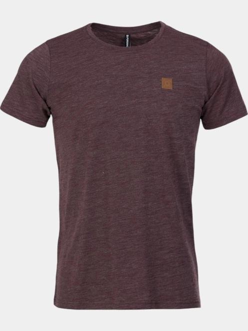 Fundango Jaggy Structured T-shirt férfi rövid ujjú póló piros színben 7