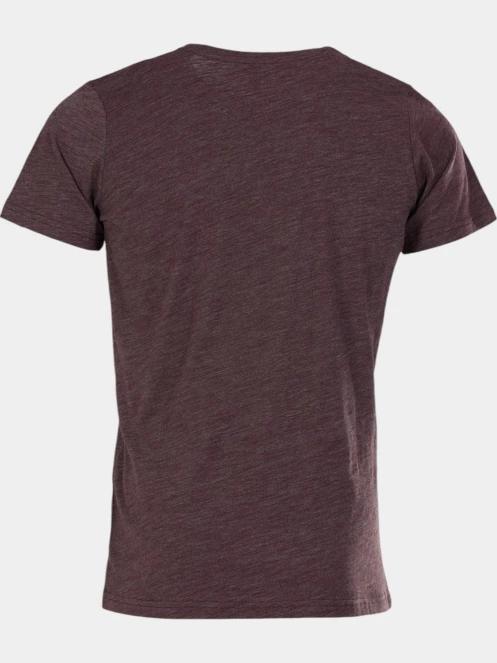 Fundango Jaggy Structured T-shirt férfi rövid ujjú póló piros színben 8