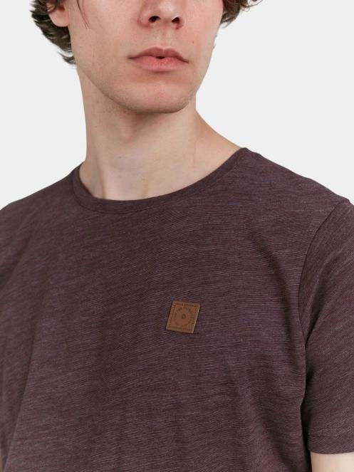 Fundango Jaggy Structured T-shirt férfi rövid ujjú póló piros színben 6