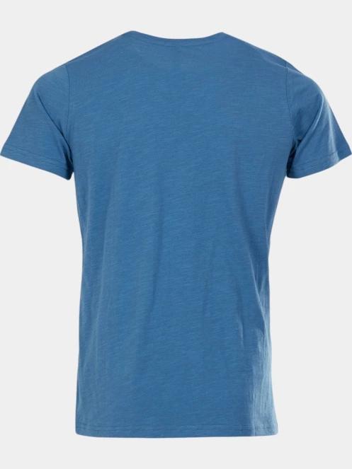 Fundango Jaggy Structured T-shirt férfi rövid ujjú póló kék színben 8