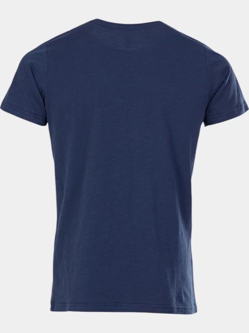 Fundango Jaggy Structured T-shirt férfi rövid ujjú póló sötétkék színben 8