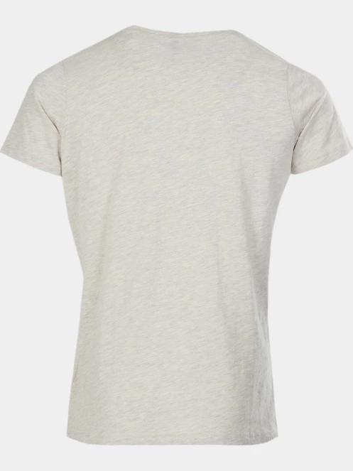 Fundango Jaggy Structured T-shirt férfi rövid ujjú póló homok színben 8