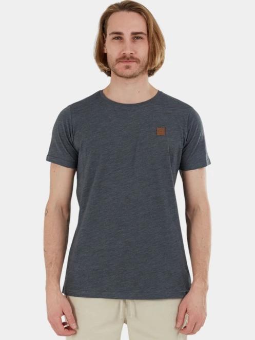Fundango Jaggy Structured T-shirt férfi rövid ujjú póló szürke színben 2