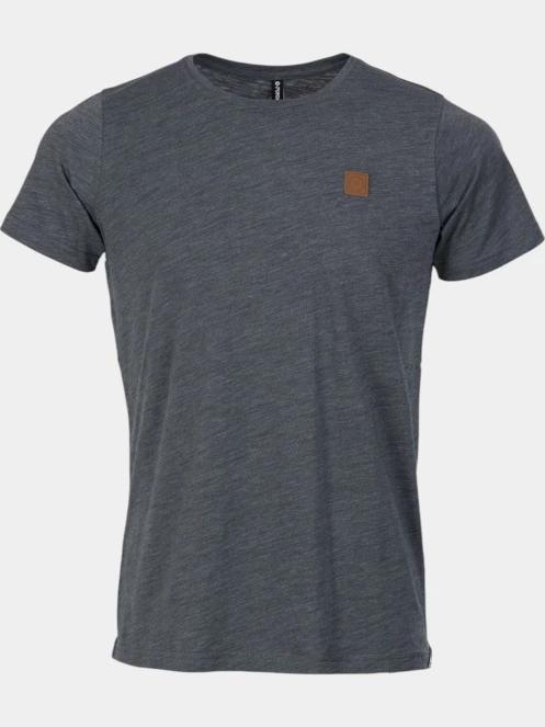 Fundango Jaggy Structured T-shirt férfi rövid ujjú póló szürke színben 8