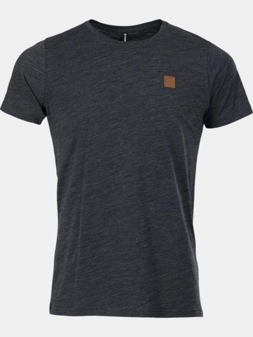 Fundango Jaggy Structured T-shirt férfi rövid ujjú póló fekete színben 8