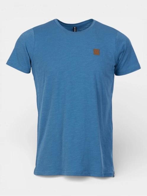 Fundango Jaggy Structured T-shirt férfi rövid ujjú póló kék színben 7