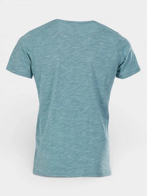 Fundango Jaggy Structured T-shirt férfi rövid ujjú póló zöld színben 9