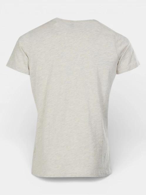 Fundango Jaggy Structured T-shirt férfi rövid ujjú póló homok színben 9