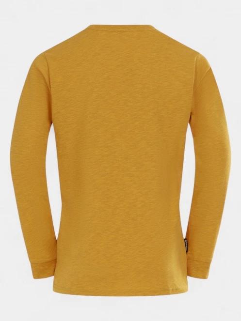 Fundango Justin Longsleeve T-shirt férfi hosszú ujjú póló sárga színben 9