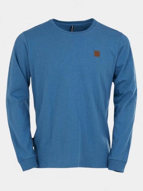 Fundango Justin Longsleeve T-shirt férfi hosszú ujjú póló kék színben 8