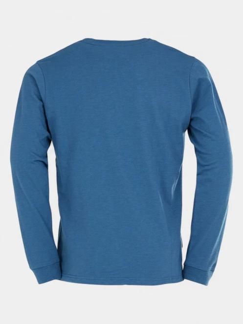 Fundango Justin Longsleeve T-shirt férfi hosszú ujjú póló kék színben 9