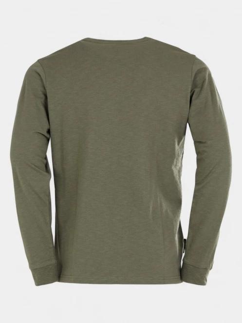 Fundango Justin Longsleeve T-shirt férfi hosszú ujjú póló zöld színben 8