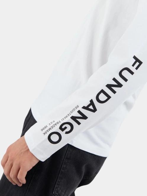 Fundango Long-T Longsleeve T-shirt férfi hosszú ujjú póló fehér színben 6