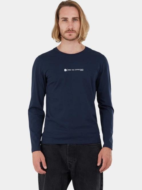 Fundango Long-T Longsleeve T-shirt férfi hosszú ujjú póló sötétkék színben 2