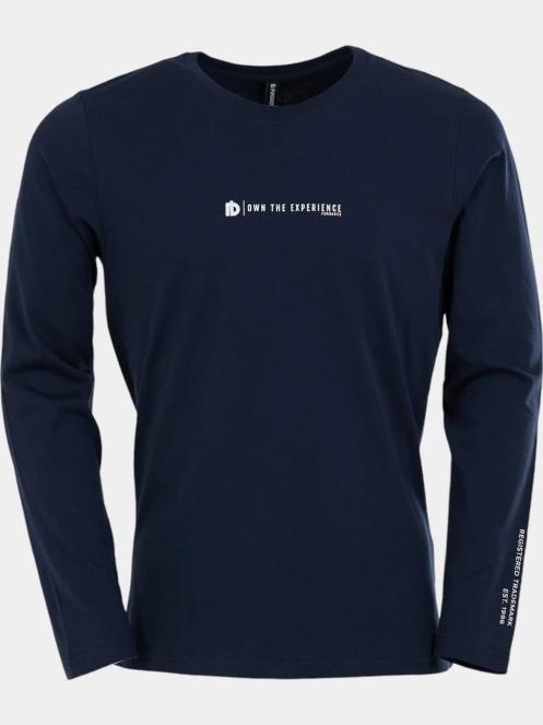 Fundango Long-T Longsleeve T-shirt férfi hosszú ujjú póló sötétkék színben 7