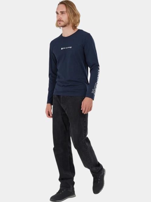 Fundango Long-T Longsleeve T-shirt férfi hosszú ujjú póló sötétkék színben 4