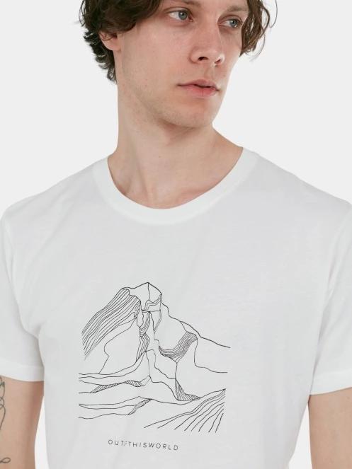 Fundango Mountain Graphic-T férfi rövid ujjú póló fehér színben 6