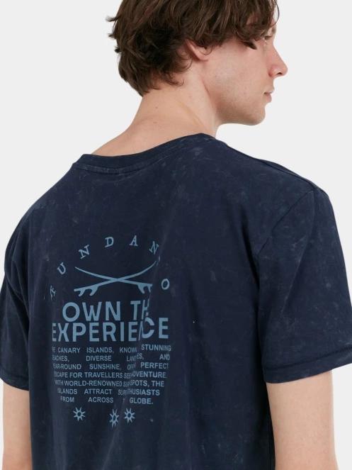 Fundango Dane Surf Pocket-T férfi rövid ujjú póló sötétkék színben 6