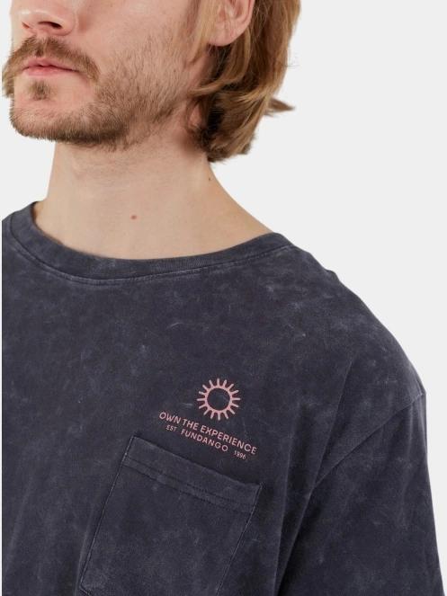 Fundango Dane Surf Pocket-T férfi rövid ujjú póló fekete színben 7