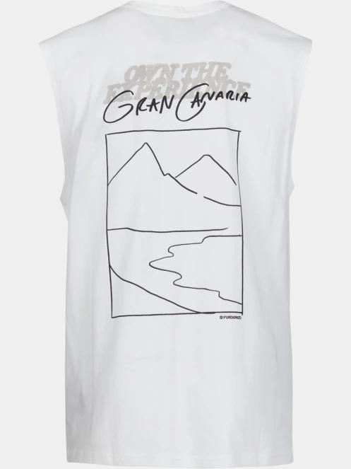 Fundango Alon Surf Tank-T férfi atléta fehér színben 8
