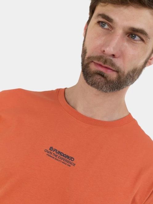 Fundango Montes Graphic-T férfi rövid ujjú póló piros színben 5