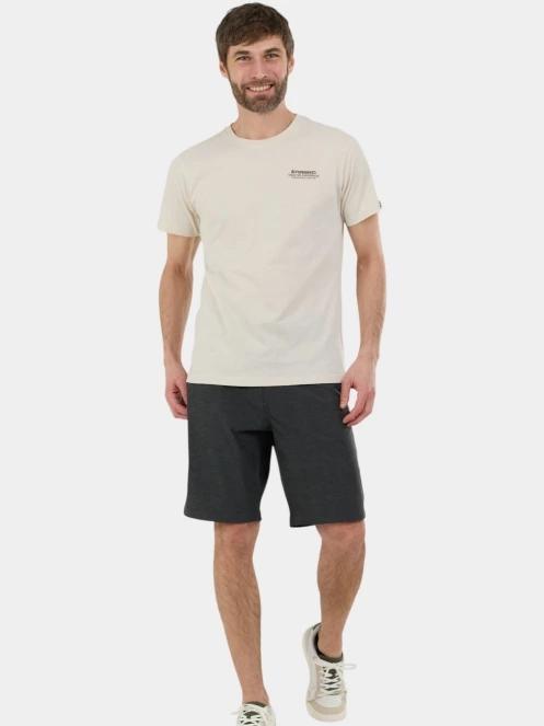 Fundango Montes Graphic-T férfi rövid ujjú póló homok színben 4