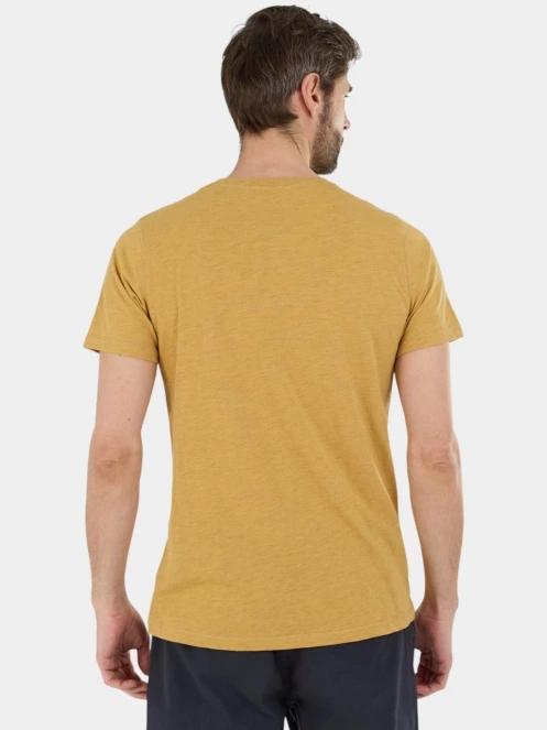 Fundango Phase Henley T-shirt férfi rövid ujjú póló sárga színben 3