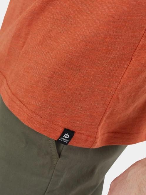 Fundango Jaggy II Structured T-shirt férfi rövid ujjú póló narancssárga színben 7