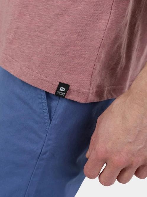 Fundango Jaggy II Structured T-shirt férfi rövid ujjú póló rózsaszín színben 6