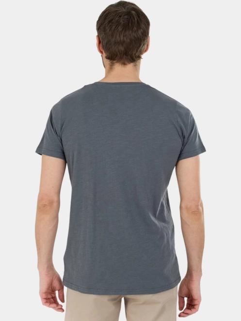 Fundango Jaggy II Structured T-shirt férfi rövid ujjú póló szürke színben 3