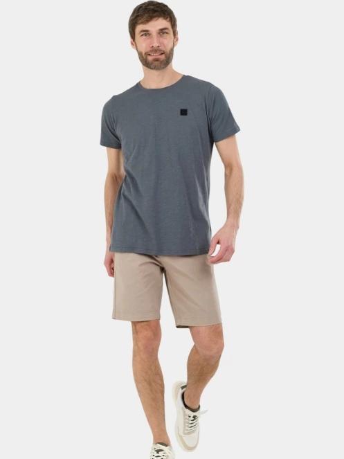 Fundango Jaggy II Structured T-shirt férfi rövid ujjú póló szürke színben 4