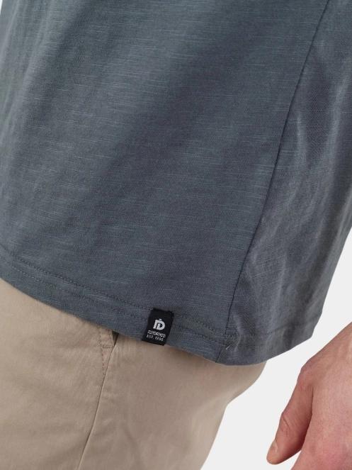Fundango Jaggy II Structured T-shirt férfi rövid ujjú póló szürke színben 7