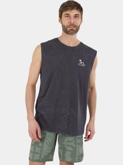 Fundango Alon II Surf Tank-T férfi atléta fekete színben 2