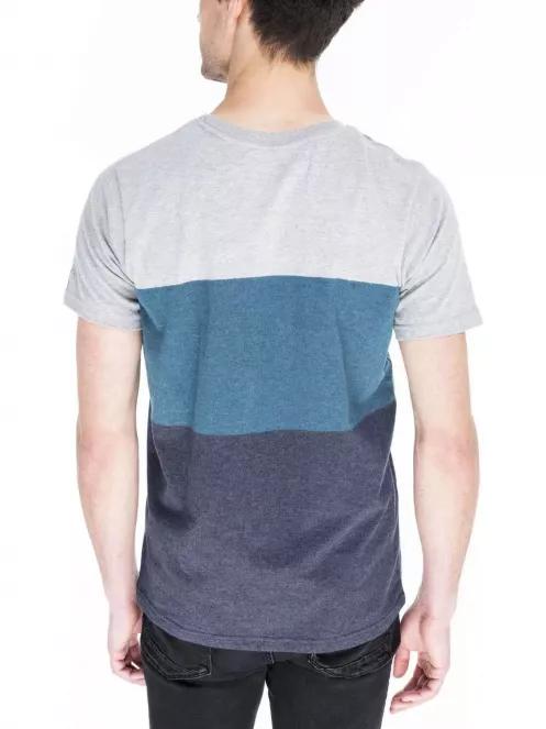 Fundango Jaggy Pocket férfi rövid ujjú póló szürke színben 3