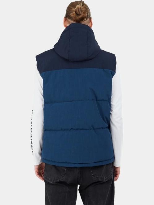 Fundango Karl Padded Vest férfi mellény kék színben 3